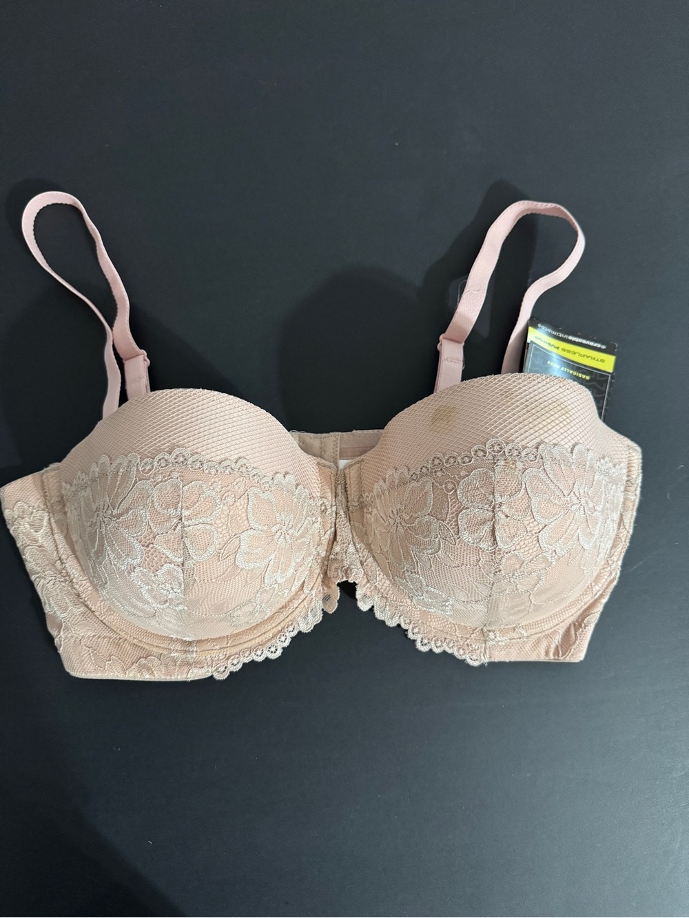 Maidenform Light Pink Lace Balcony Bra